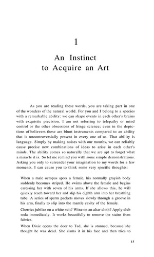 The Language Instinct