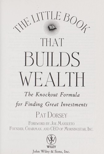 The Little Book That Builds Wealth