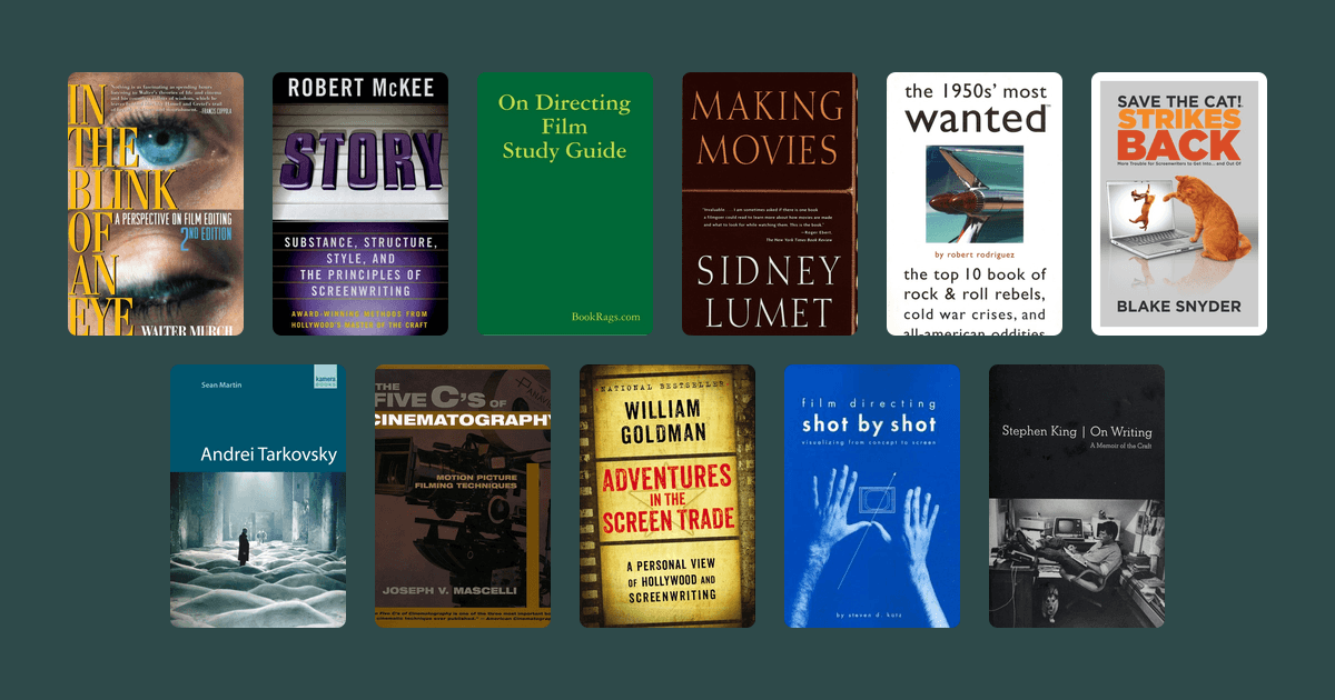 Covers from the Essential Filmmaking reading list reading list