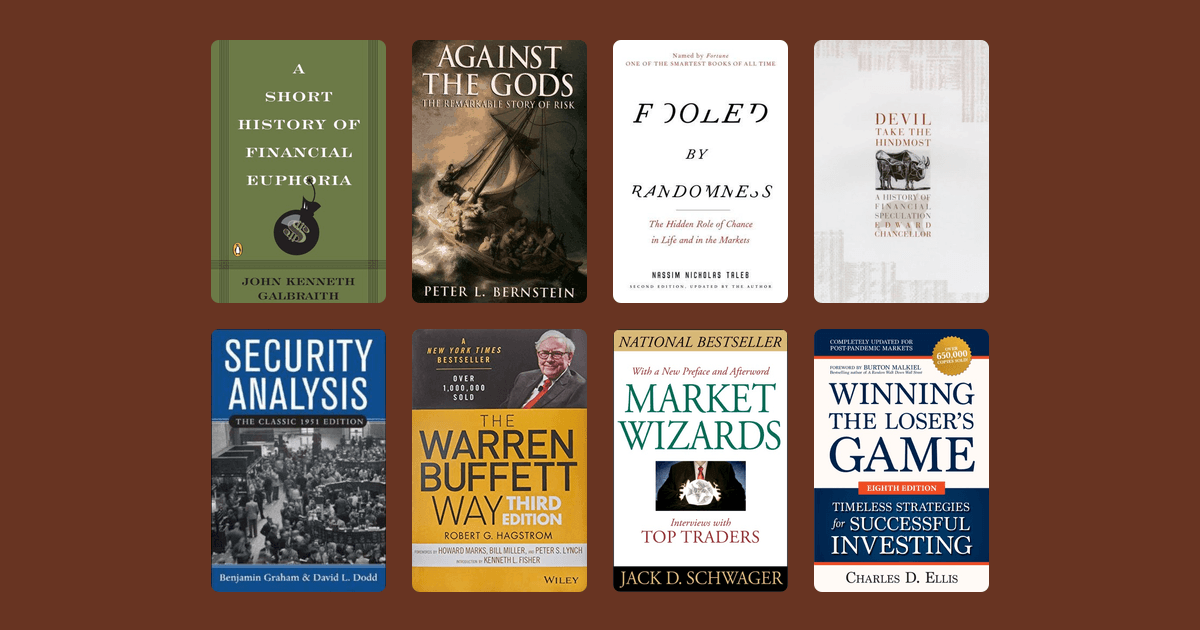 Book covers from the Howard Marks's reading list reading list
