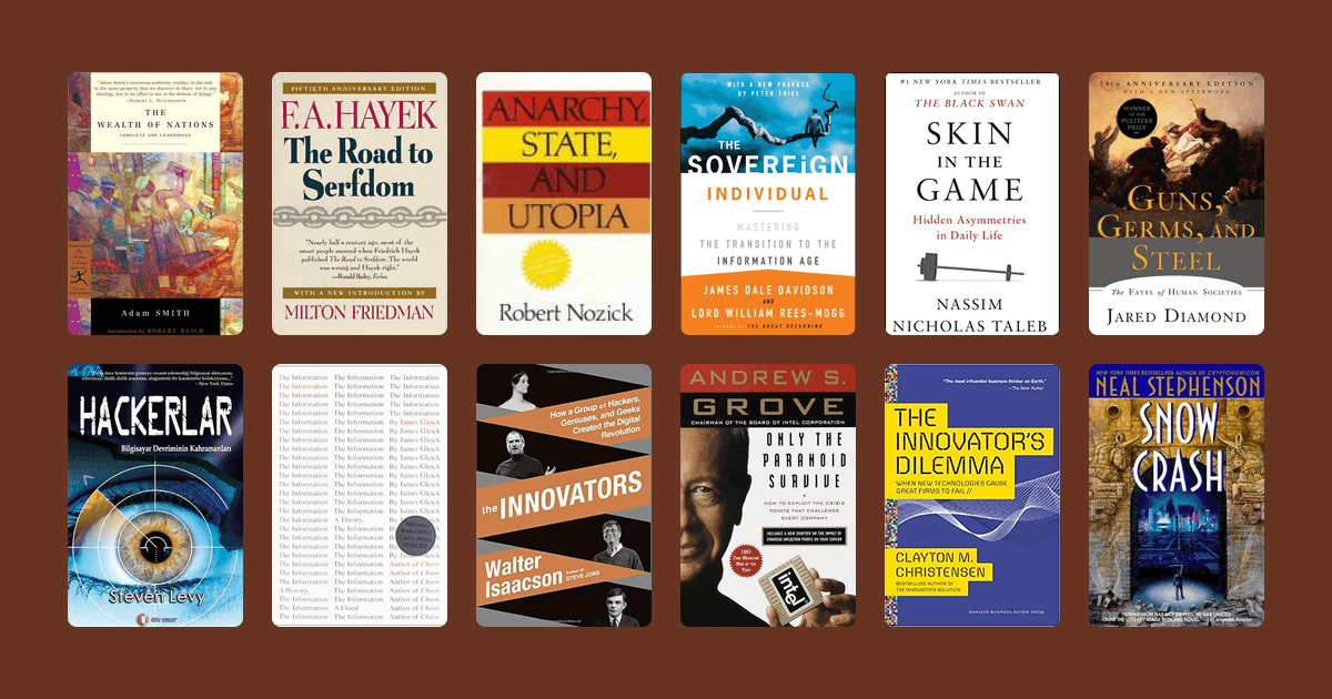 Covers from the Marc Andreessen reading list
