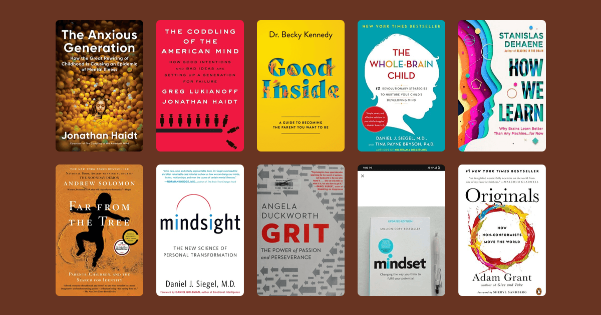 Covers from the The best books on Modern parenting reading list
