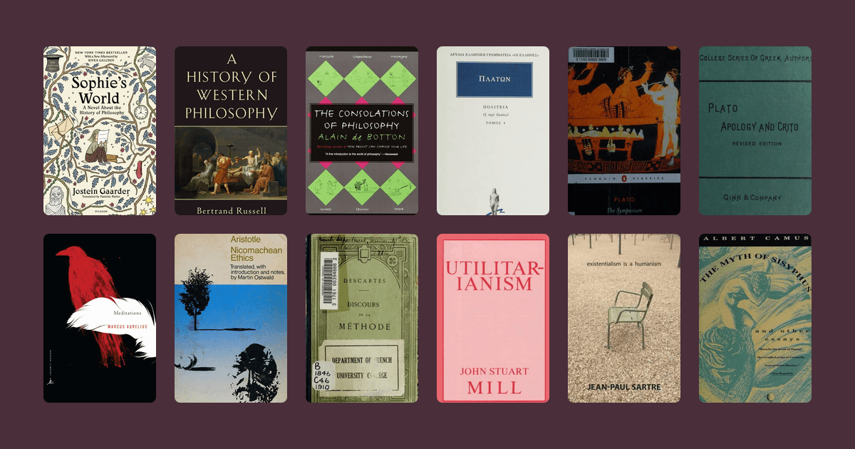 Covers from the Essential Philosophy for beginners reading list reading list