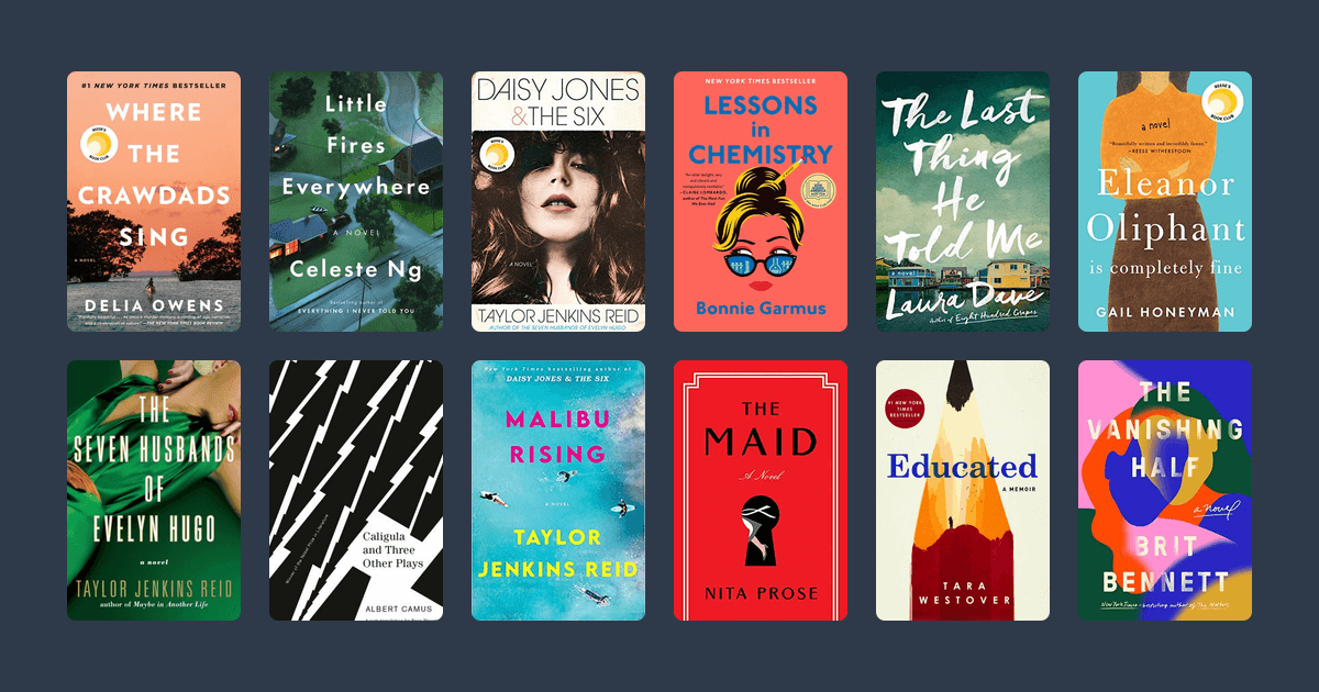 Covers from the Reese Witherspoon reading list
